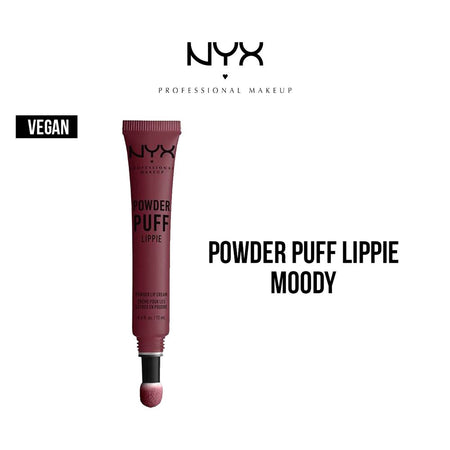 NYX Powder Puff Lippie Lip Cream, Moody - Main Image