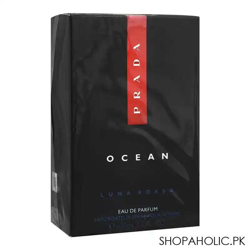 Prada Luna Rossa Ocean Pour Homme Eau De Parfum, For Men, 100ml - Main Image