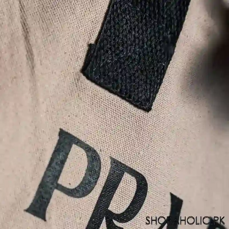 prada milano heavy canvas shopping bag image3