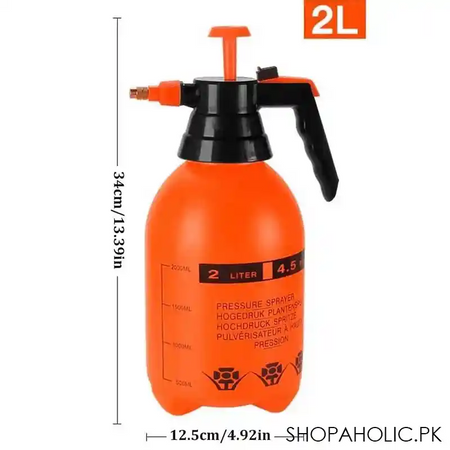 pressure sprayer, 2 litre, ergonomic grip for gardening image10