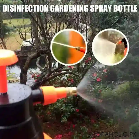 pressure sprayer, 2 litre, ergonomic grip for gardening image2