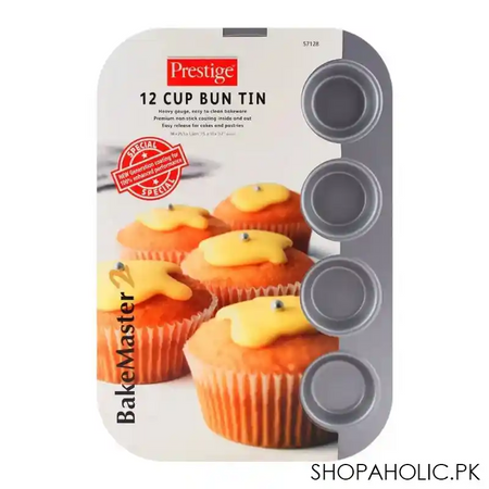 prestige bun tin 12 cup 12 pack   57128 main image