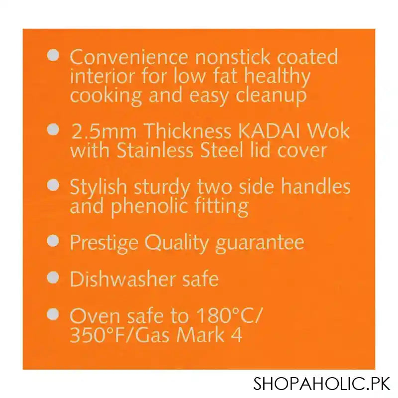 Prestige Classic Covered Kadai Wok 12 inches /30cm - 21500 - Image 3