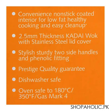 Prestige Classique Covered Kadai Wok 28cm - 21499 - Image 2