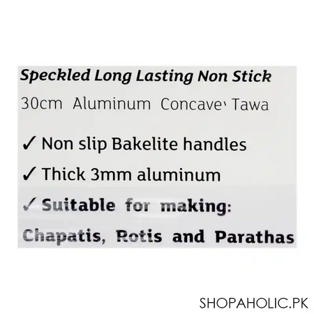 prestige concave aluminium non stick tawa, 30cm, 15875 image3