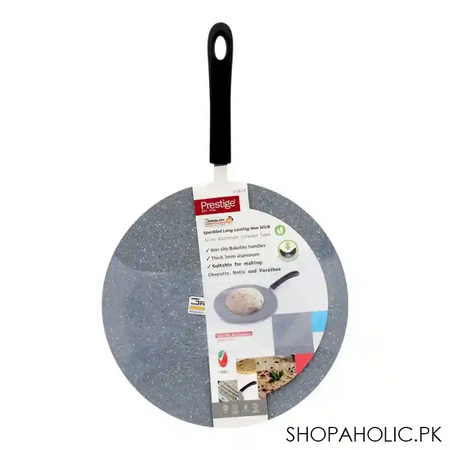 prestige concave aluminium non stick tawa, 32cm, 15876 main image