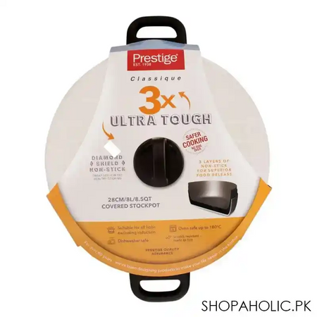 prestige covered stockpot, 28cm, 20818 image2