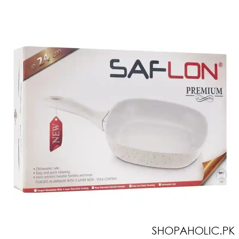prestige saflon granite grill pan 24cm, brown image2