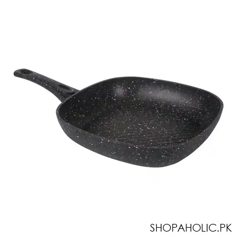 prestige saflon granite grill pan 28cm, grey main image