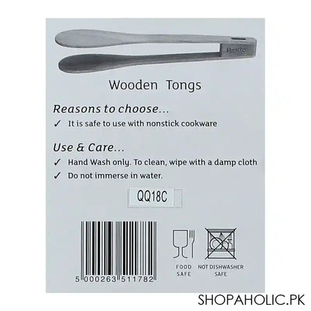 Prestige Wood Tong - 51178 - Image 2
