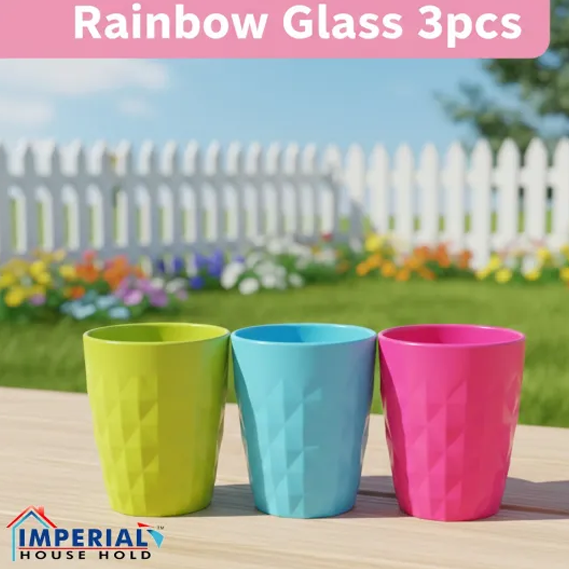 Imperial Rainbow Glass 3 Pcs main image