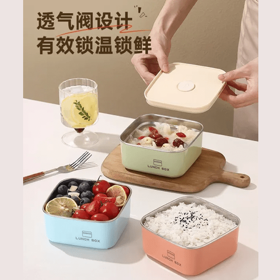 Lunch Box Stainless Steel Ware Beautiful Life main image