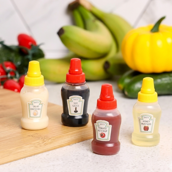 Mini Plastic Ketchup Bottle main image