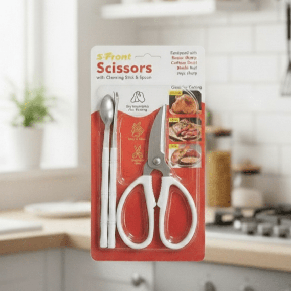 3-in-1 Heavy Duty Kitchen Scissors Set main image