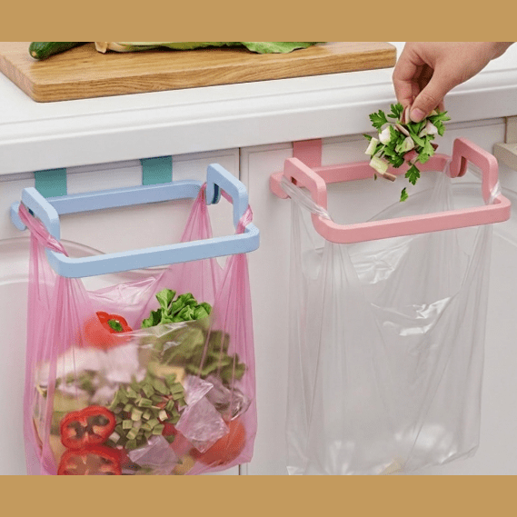 Multi-Purpose Bag & Towel Holder for Kitchen Cabinets main image