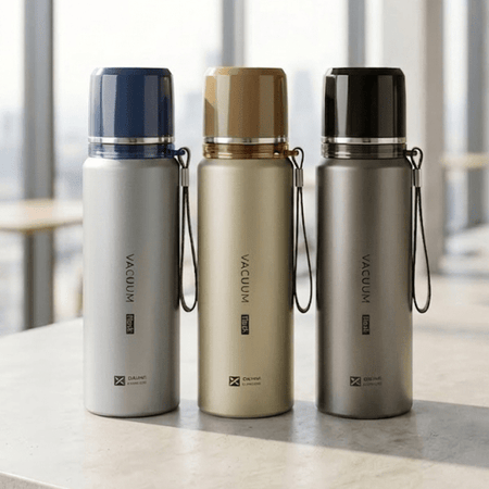 Premium Double-Walled Stainless Steel Vacuum Insulated Flask – High-Performance Thermal Travel Bottle main image