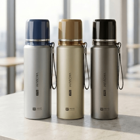 Premium Double-Walled Stainless Steel Vacuum Insulated Flask – High-Performance Thermal Travel Bottle main image
