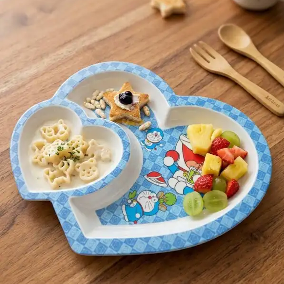 Premium Heart-Shaped Divided Kids’ Meal Plate – High-Quality Themed Serving Tray for Toddlers main image