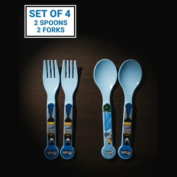 4-Piece Character Cutlery Set (2 Spoons, 2 Forks) main image