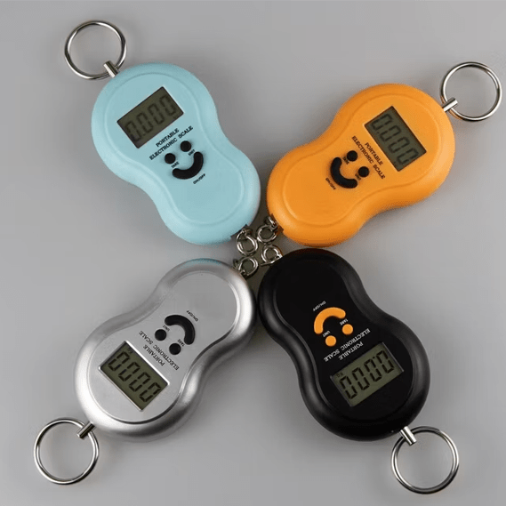 Smiling Face Portable Hanging Fishing Scale Luggage Scale for Travel 50kg main image