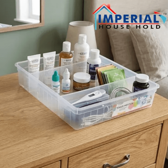 Tender Basket with Partitions – The Ultimate Multi-Purpose Organizer main image