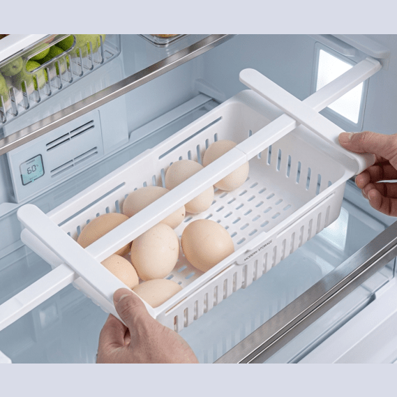 Adjustable Fridge Storage Basket – Space Organizer main image