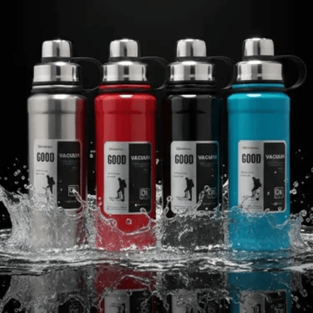 “GOOD” Vacuum Insulated Stainless Steel Water Bottle – Leak-Proof Outdoor Flask main image