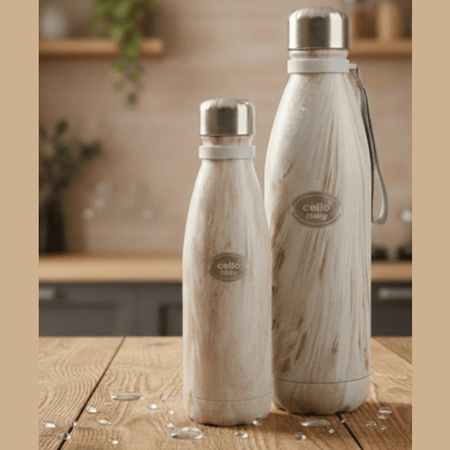 Cello Holly Premium Wood-Finish Insulated Flask main image