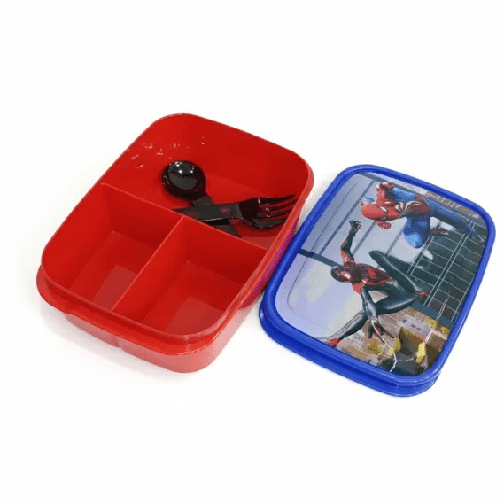 Disney Lunch Box/transparent Portion Lunch Box(with Spoon And Fork Inside)for School,college,university main image