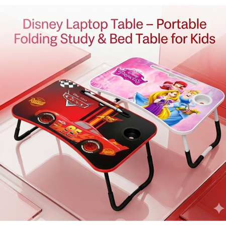 Disney Princess Laptop Table – Portable Folding Study & Bed Table for Kids main image