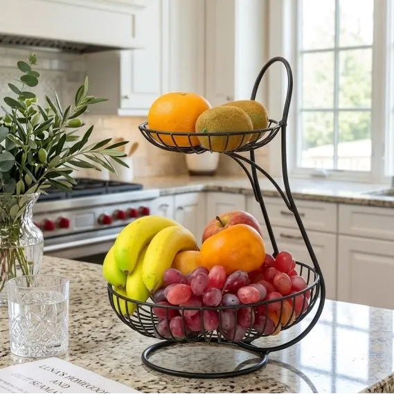 Double Layer Fruit Basket main image