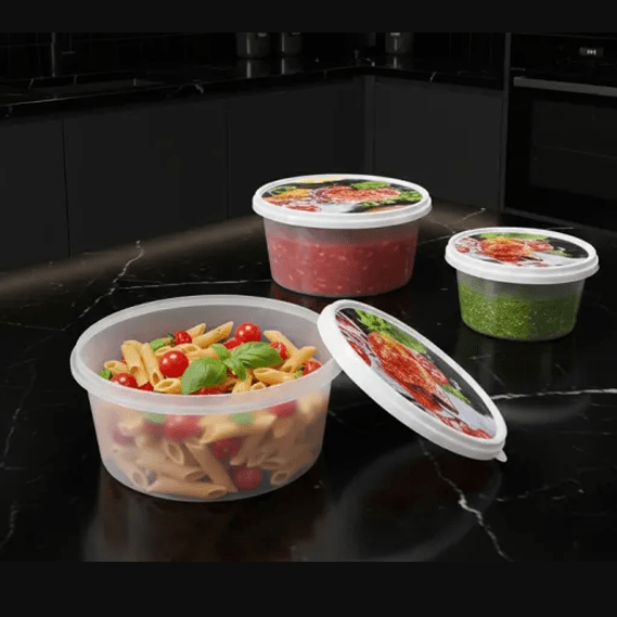 Easy-Seal Airtight Deli Containers (3-Piece Set) main image
