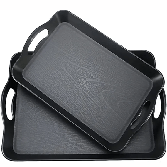 Imperial 2pcs Set Unbreakable Serving Tray With Handles/food Serving Tray main image