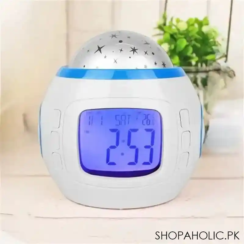 projector alarm clock, music and starry image2