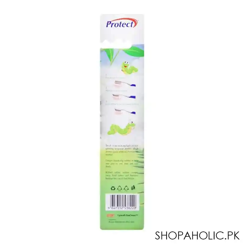 protect caterpillar kids toothbrush, soft image2