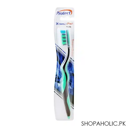protect xtract pro tongue cleaner toothbrush, soft main image