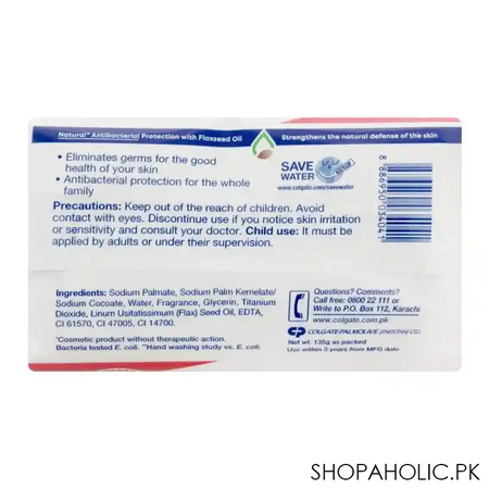 protex balance antibacterial soap, 135g image3