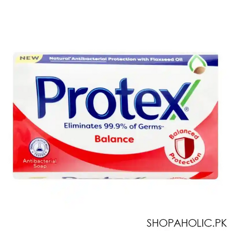 protex balance antibacterial soap, 135g main image