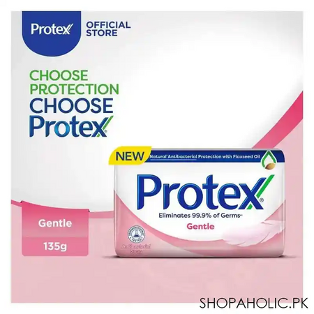 protex gentle antibacterial soap, 135g image5