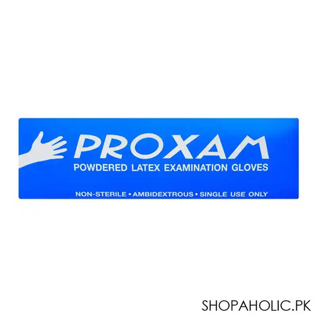 Proxam Latex Examination Gloves, Medium - Image 5