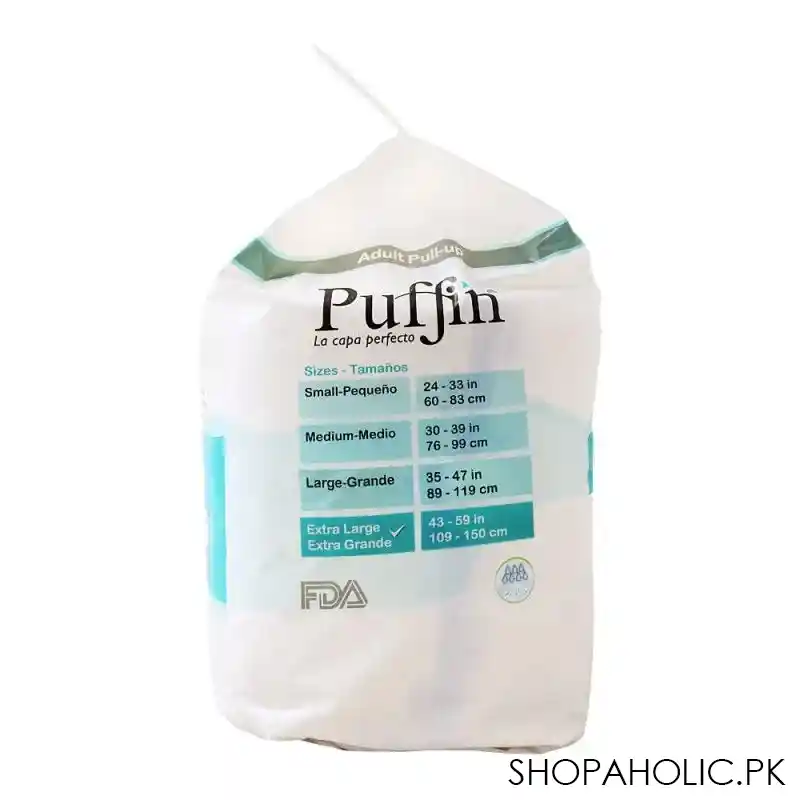 puffin adult pull up, extra large 109 150 cm, 10 pack image2