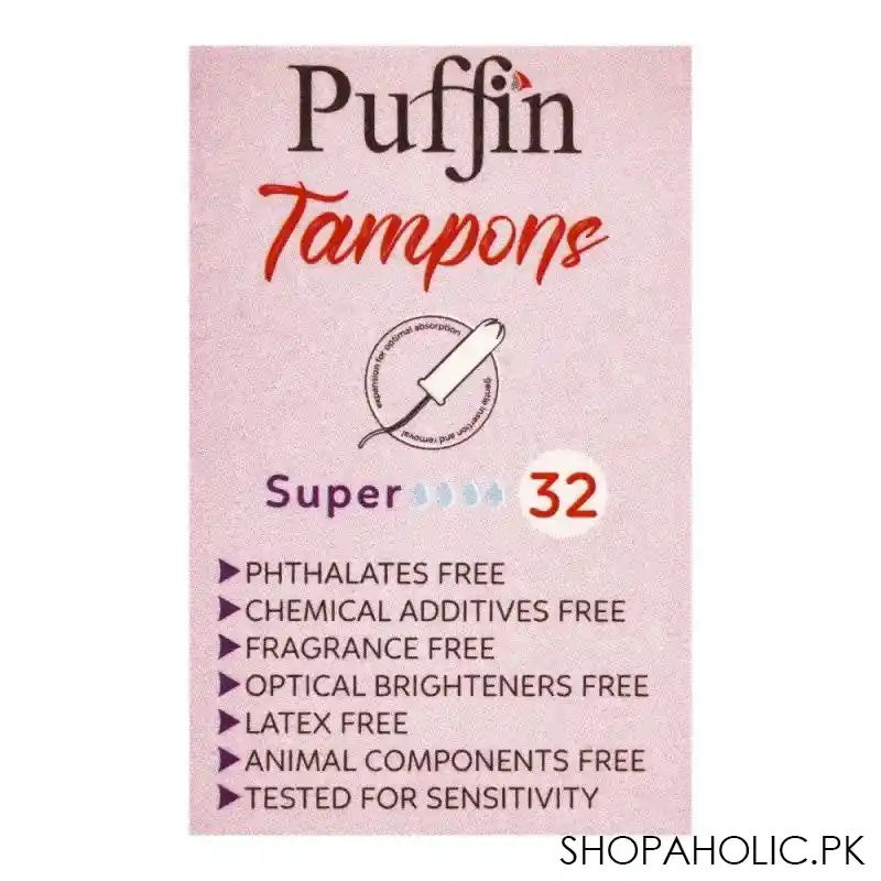 puffin super tampoons, 32 pack image4
