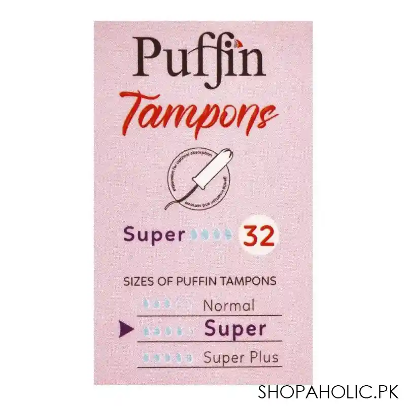 puffin super tampoons, 32 pack image5