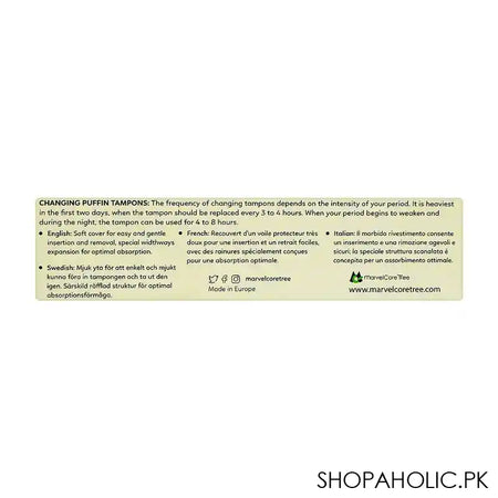 Puffin Tampons Normal, 16-Pack - Image 2
