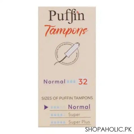 puffin tampons normal, 32 pack image4