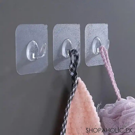 punch free invisible wall hook main image