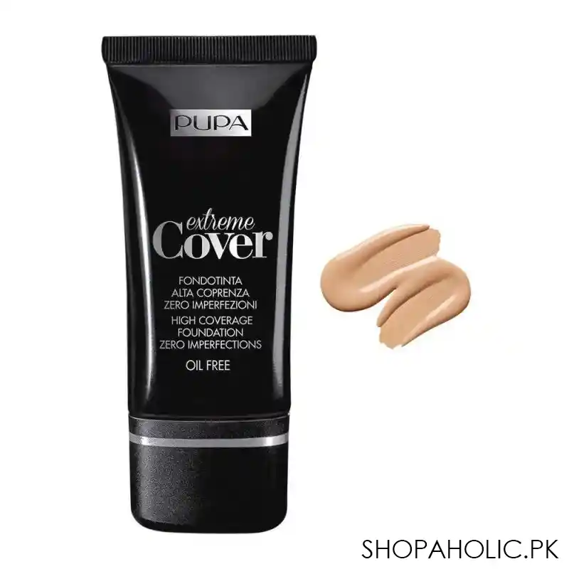 pupa milano extreme cover high coverage foundation, oil free, 020 main image