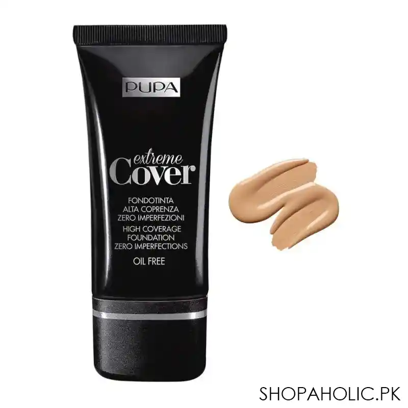 pupa milano extreme cover high coverage foundation, oil free, 030 main image