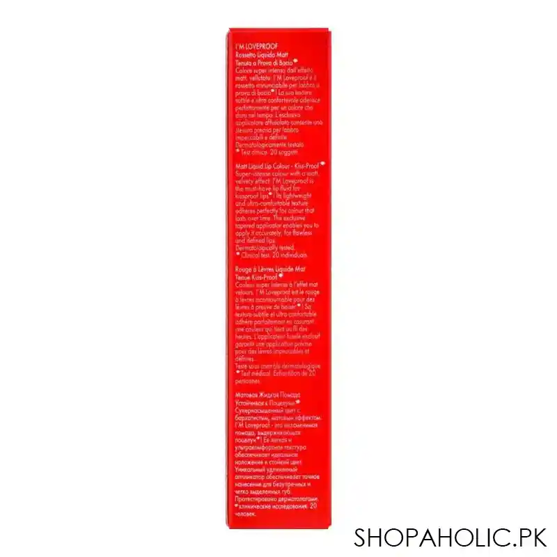 pupa milano i'm love proof matt liquid lip colour, 001 light rose image3