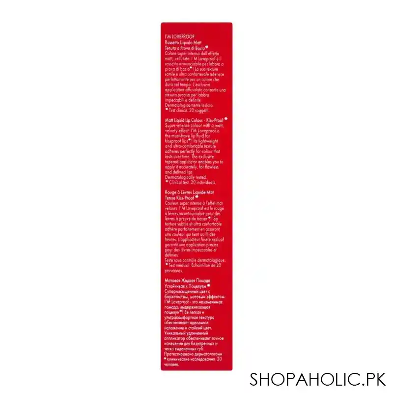 pupa milano i'm love proof matt liquid lip colour, 003 rose nude image3